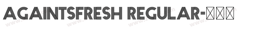 againtsfresh Regular字体转换